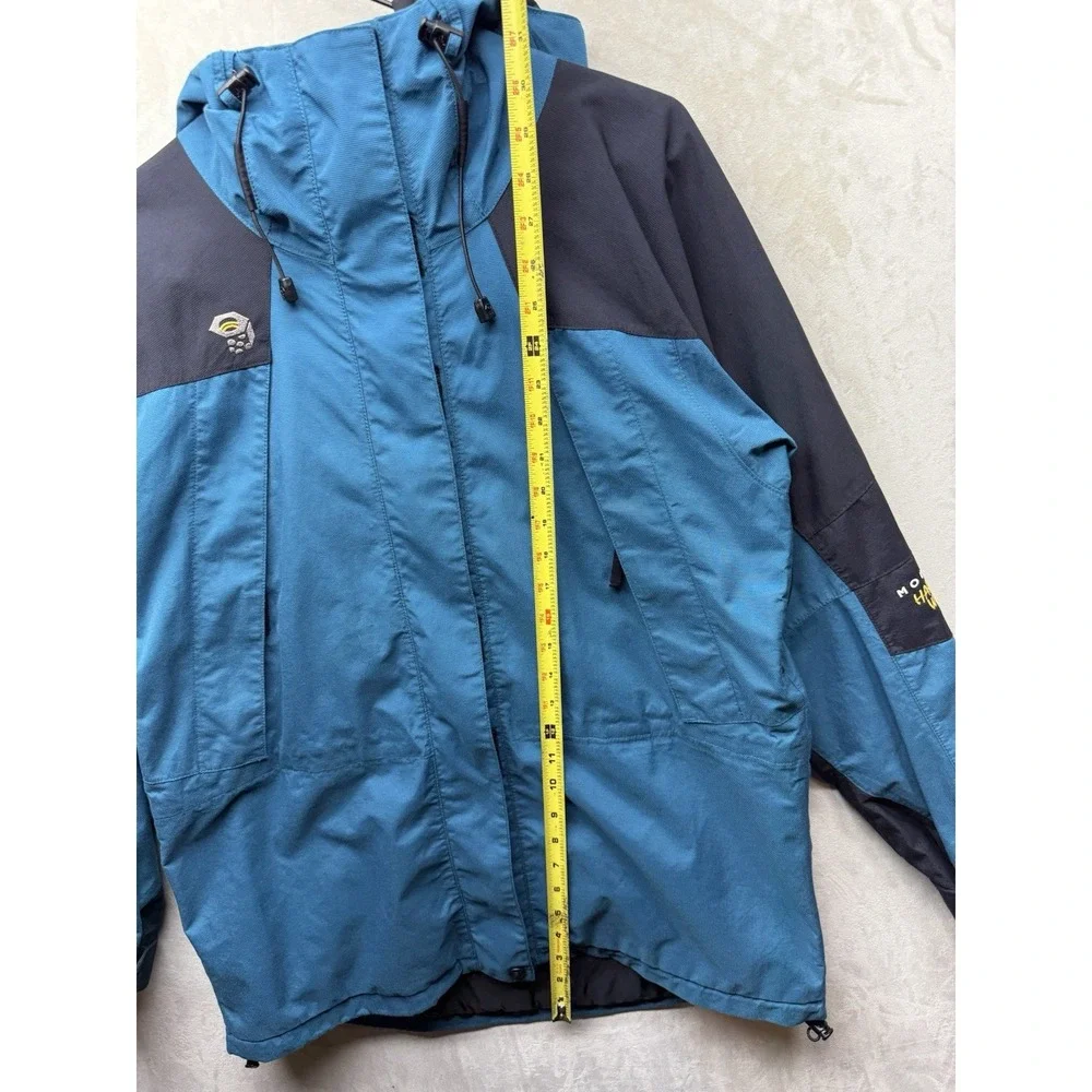 Mountain HardWear Conduit Jacket Women's 10 Blue Hooded Full Zip Ski Snow Rain